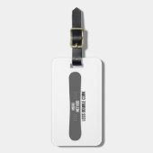 より多くの方法より少ない二重コルク ラゲッジタグ (正面縦)