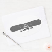 より多くの方法より少ない二重コルク 楕円形シール (封筒)