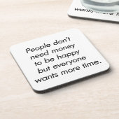 より多くの時間の懸命プラスチックコースター コースター (左側)