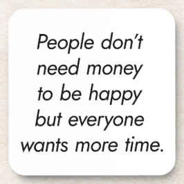 より多くの時間の懸命プラスチックコースター コースター