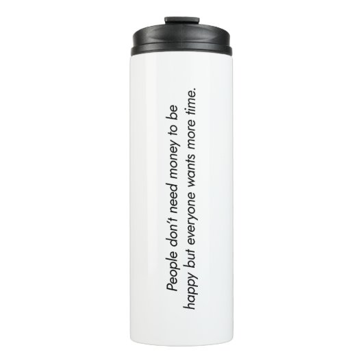 より多くの時間サーマルタンブラー タンブラー (正面)