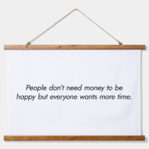 より多くの時間木材トップウォールタペストリー