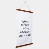 より多くの時間木材トップウォールタペストリー 吊り下げ型タペストリー (傾斜あり)