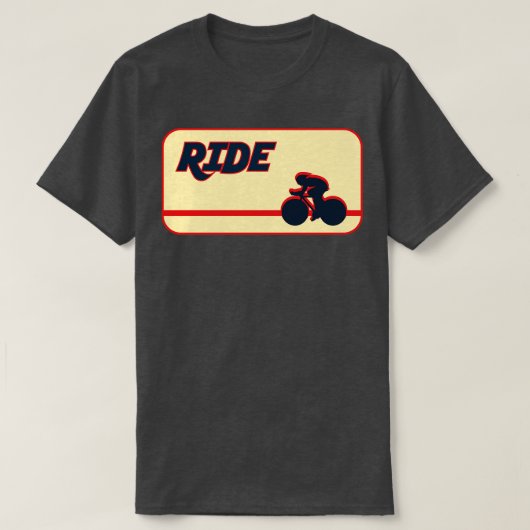 より多くの時間試運転ロードサイクルに乗る Tシャツ (デザイン正面)
