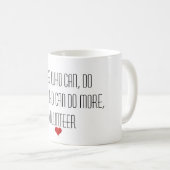 より多くの有志の感謝の引用文をすることができる人 コーヒーマグカップ (正面右)