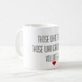 より多くの有志の感謝の引用文をすることができる人 コーヒーマグカップ (正面左)