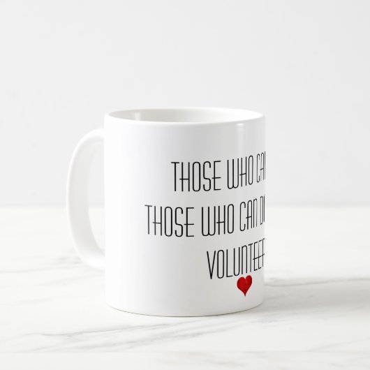 より多くの有志の感謝の引用文をすることができる人 コーヒーマグカップ (正面左)