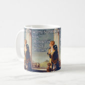 より多くの本のマグを借りて下さい コーヒーマグカップ (正面左)