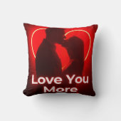 より多くの枕のバレンタインデザイン クッション (正面)