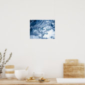 より多くの水を飲む/健康なライフスタイル ポスター (キッチン)