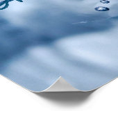 より多くの水を飲む/健康なライフスタイル ポスター (角)