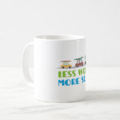 より多くの波 コーヒーマグカップ (正面左)