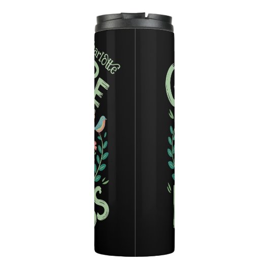 より多くの無駄を少なく成長するティー タンブラー (裏面)