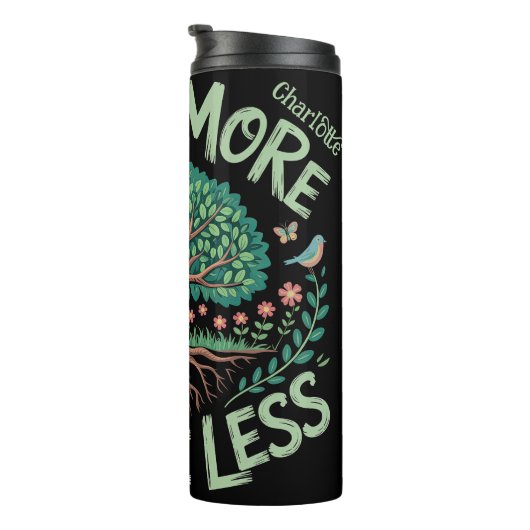 より多くの無駄を少なく成長するティー タンブラー (回転右)