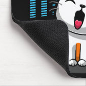 より多くの睡眠が必要 |猫おもしろいのかわいいあくびさん マウスパッド (コーナー)