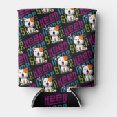 より多くの睡眠が必要 |猫おもしろいのかわいいあくびさん 缶クーラー (正面)