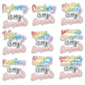 より多くの神経発散超大国 シール (正面)