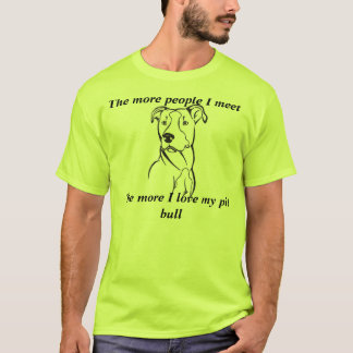 より多くの私が会う人々 Tシャツ