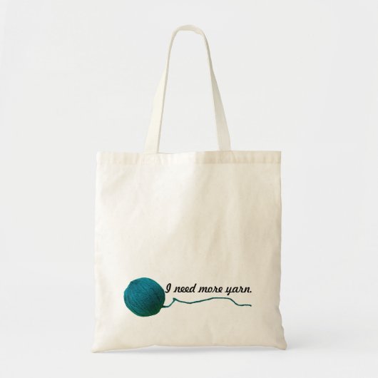 より多くの糸を必要とする・ニットのクロシェ工芸品 トートバッグ (正面)