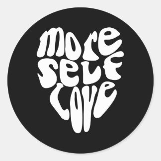 より多くの自己愛の言葉をバック美的に前向き愛 ラウンドシール