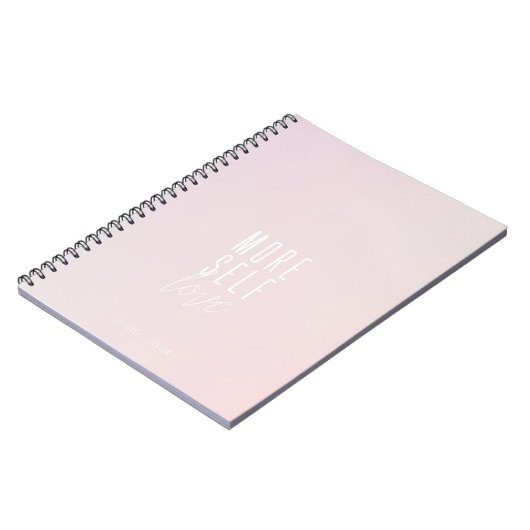 より多くの自己愛小さい螺線形ノート ノートブック (左側)