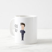 より多くの茶教区牧師のマグ コーヒーマグカップ (正面左)