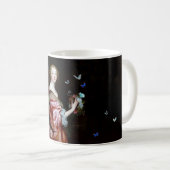 より多くの蝶の予期せぬ到着 コーヒーマグカップ (正面右)