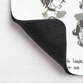 より多くの選択の生命のおもしろい マウスパッド (コーナー)