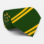 より多くの金ゴールドの緑のタイは縞で飾ります ネクタイ (ロール)