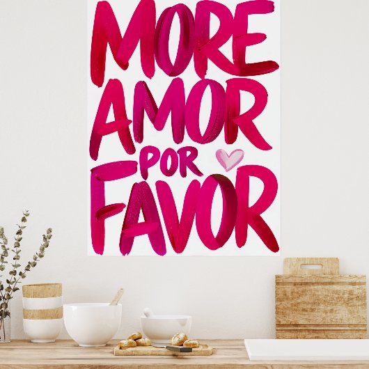 より多くのamorの好意 ポスター (キッチン)