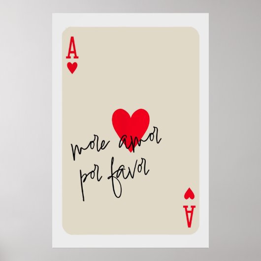より多くのAmor Por好意のポスター ポスター (正面)