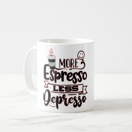 より多くのEspresso少ない窪み – Espresso Love コーヒーマグカップ