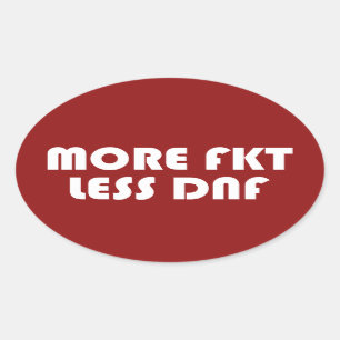 より多くのFKT、より少ないDNF 楕円形シール