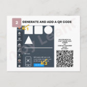 より多くのGOOGLEレビューを得る方法 – 詳細のガイド ポストカード (裏面)