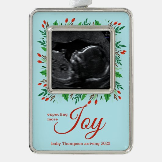 より多くのJOYソノグラムを期待 シルバープレートフレームオーナメント (正面)