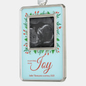 より多くのJOYソノグラムを期待 シルバープレートフレームオーナメント (左)