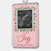 より多くのJOYソノグラムを期待 シルバープレートフレームオーナメント (左)