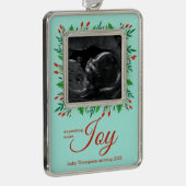 より多くのJOYソノグラムを期待 シルバープレートフレームオーナメント (右)