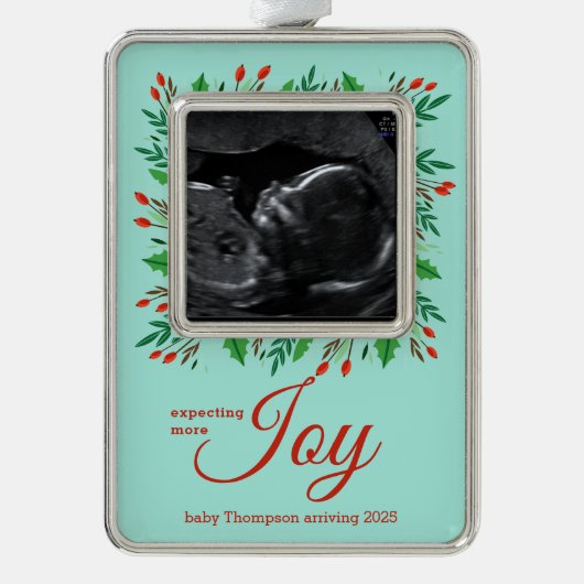 より多くのJOYソノグラムを期待 シルバープレートフレームオーナメント (正面)