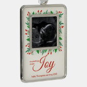 より多くのJOYソノグラムを期待 シルバープレートフレームオーナメント (右)