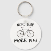 より多くのLubeより多くのおもしろいサイクリング キーホルダー (正面)