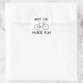 より多くのLubeより多くのおもしろいサイクリング スクエアシール (バッグ)