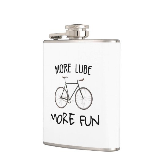 より多くのLubeより多くのおもしろいサイクリング フラスク (左)