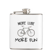 より多くのLubeより多くのおもしろいサイクリング フラスク (正面)