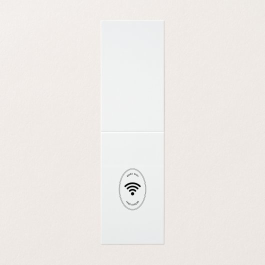 より多くのWifiを必要としないストレス 名刺 (外部フラット)