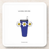 より多く生き、心配なくコースターセット コースター (正面)