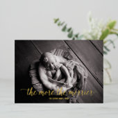 より多く、メリー新生児発表 箔シーズンカード (立ち正面)