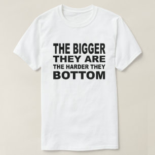 より大きいですそれらはより懸命に秋に底を付けます Tシャツ