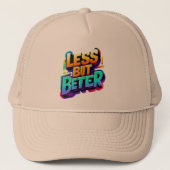 より大きい事を キャップ (正面)