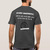 より大きい区のロゴの区の保証T Tシャツ (裏面)